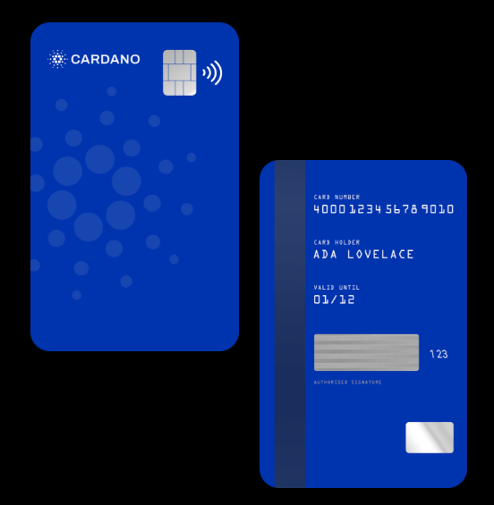 Diseño virtual de la Cardano Card.
