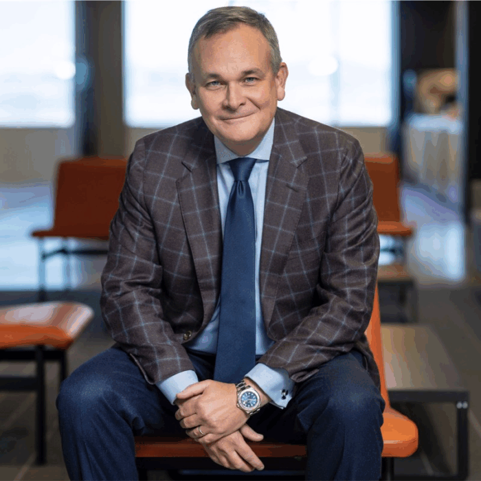 Fotografía de David McGranahan, presidente de Western Union.