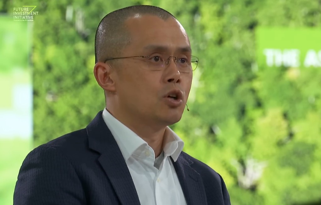 Changpeng Zhao, fundador y exCEO de Binance, durante su participación del Future Investment Initiative (FII).