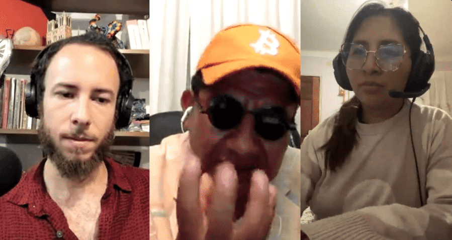 Iván Gómez. Achachila y Gabriela Melendrez conversan en el podcast "Separando el dinero del Estado" de KriptoNoticias.