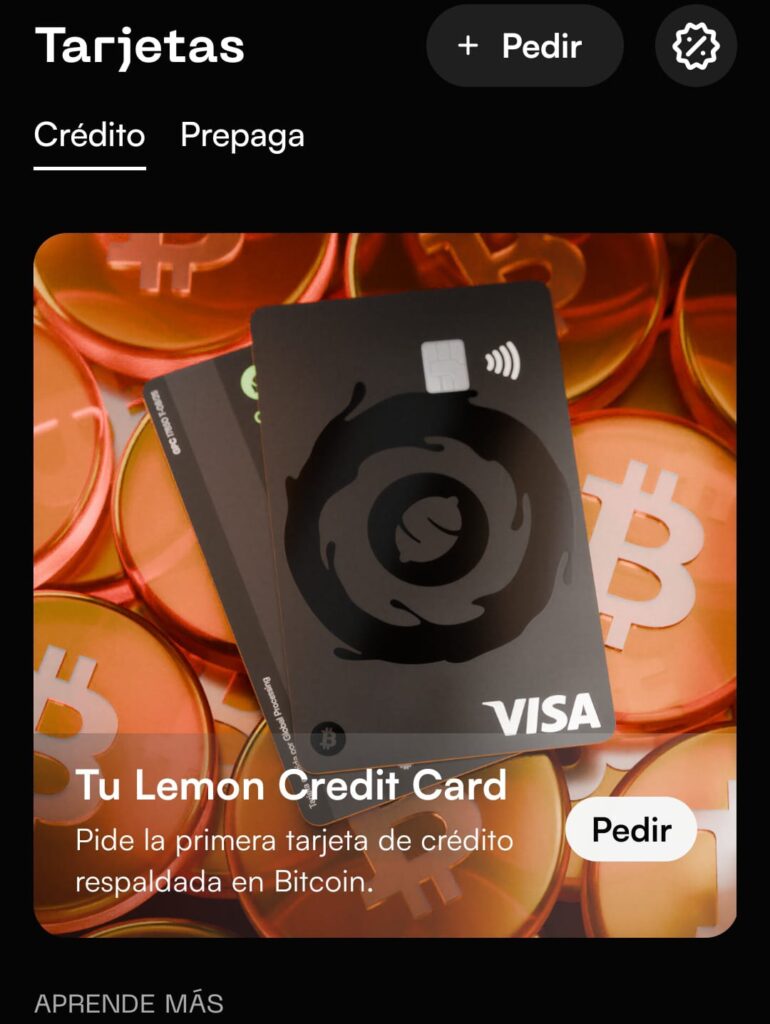 Screenshort del exchange de Argentina Lemon.