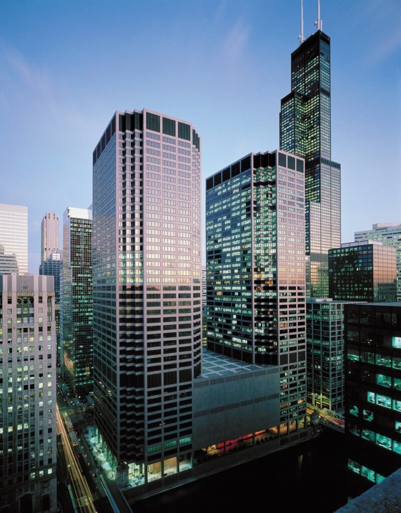 Edificio del CME Group en Chicago. 