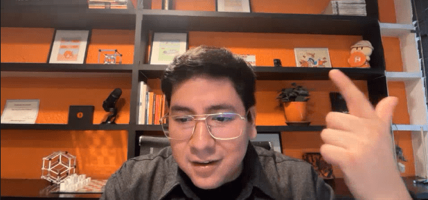 Gustavo Flores, cofundador y CEO de Aureo durante su conversación con KriptoNoticias.