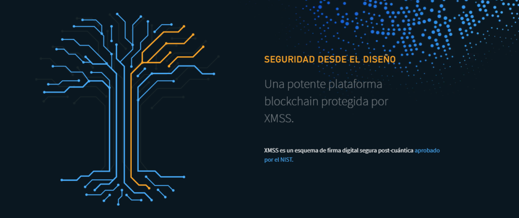 Portada de la web de la red QRL.