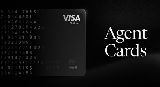 Una tarjeta Visa diseñada para agentes de IA.