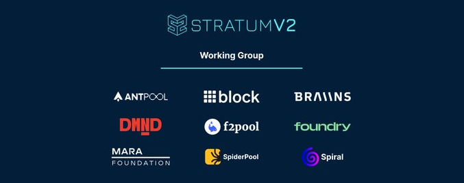 Imagen con los logos de pools de minería de Bitcoin.
