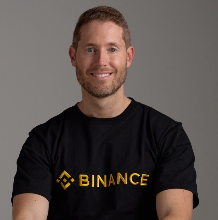 Fotografía de Daniel Acosta, ejecutivo de Binance.